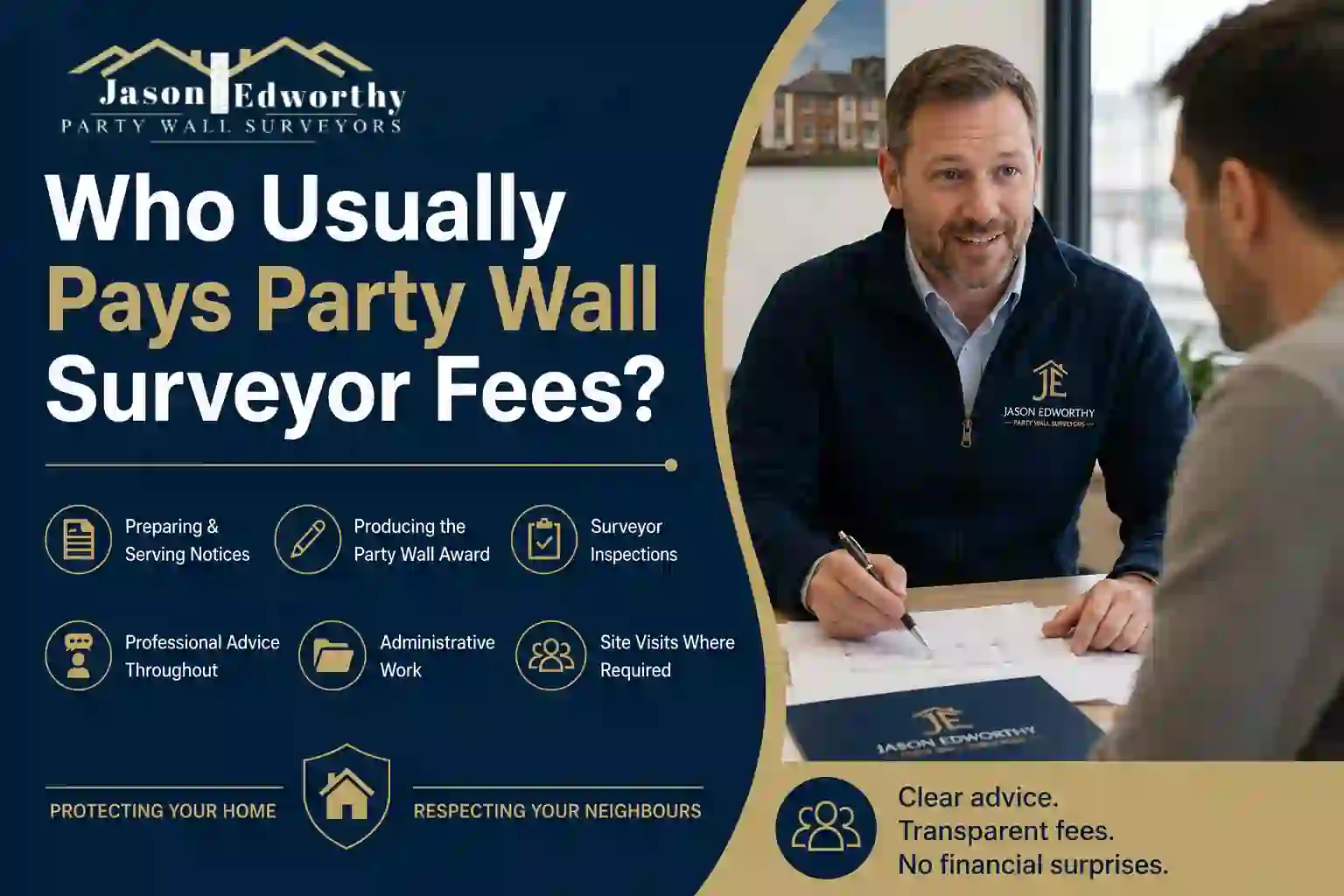Who Usually Pays Party Wall Surveyor Fees New Milton?