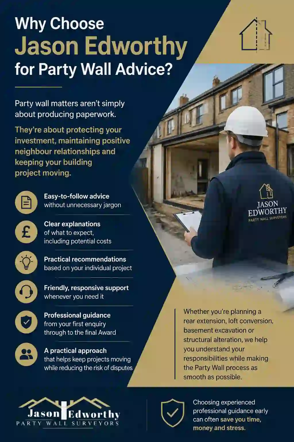 Why Choose Jason Edworthy for Party Wall Advice New Milton?
